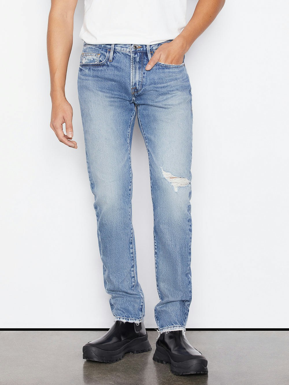 jeans front view